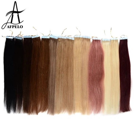 keratin Tape in hair extensions